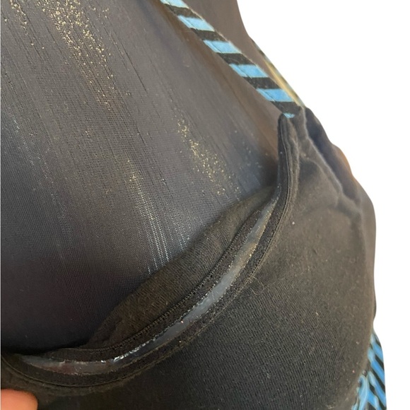 Volcom Blue Striped Halter Dress Medium - Picture 15 of 15